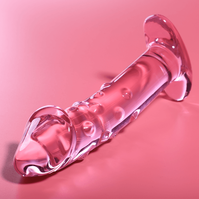 NEBULA SERIES BY IBIZA - MODEL 19 DILDO BOROSILICATE GLASS PINK 18.5 CM -O- 4 CM thumb 2