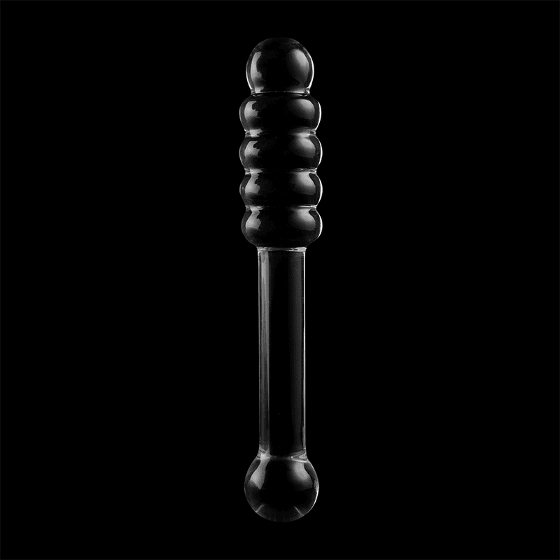 NEBULA SERIES BY IBIZA - MODEL 20 DILDO BOROSILICATE GLASS CLEAR 20.5 CM -O- 3 CM thumb 7