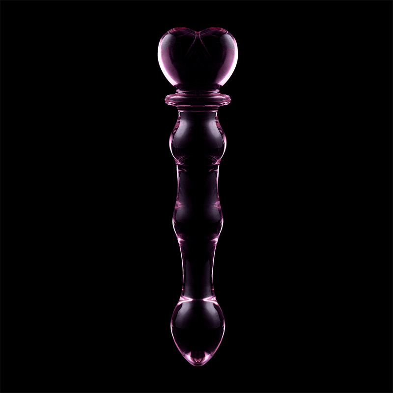 NEBULA SERIES BY IBIZA - MODEL 21 DILDO BOROSILICATE GLASS PINK 20.5 CM -O- 3.5 CM thumb 7