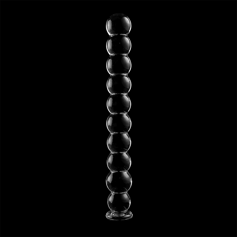 NEBULA SERIES BY IBIZA - MODEL 22 DILDO BOROSILICATE GLASS CLEAR 21.5 CM -O- 2.5 CM thumb 6