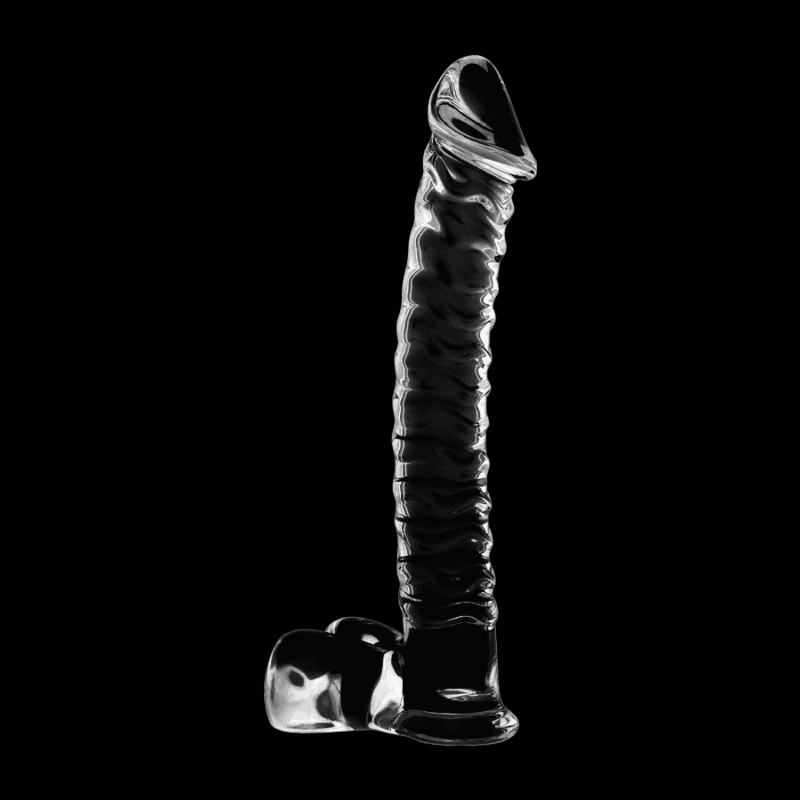 NEBULA SERIES BY IBIZA - MODEL 23 DILDO BOROSILICATE GLASS CLEAR 21.5 CM -O- 4 CM thumb 7