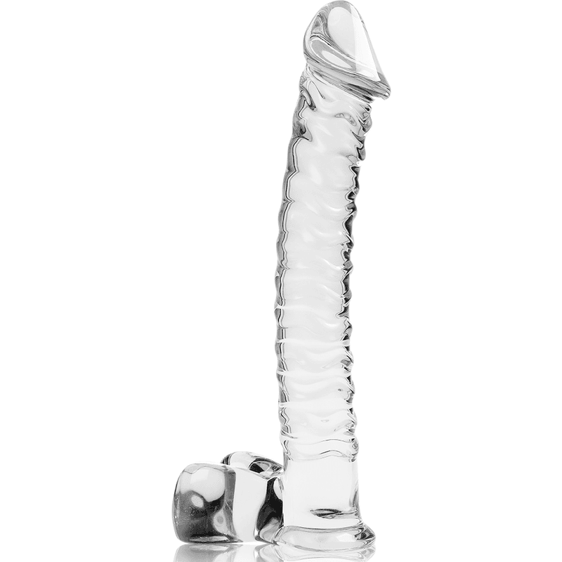 NEBULA SERIES BY IBIZA - MODEL 23 DILDO BOROSILICATE GLASS CLEAR 21.5 CM -O- 4 CM thumb 5
