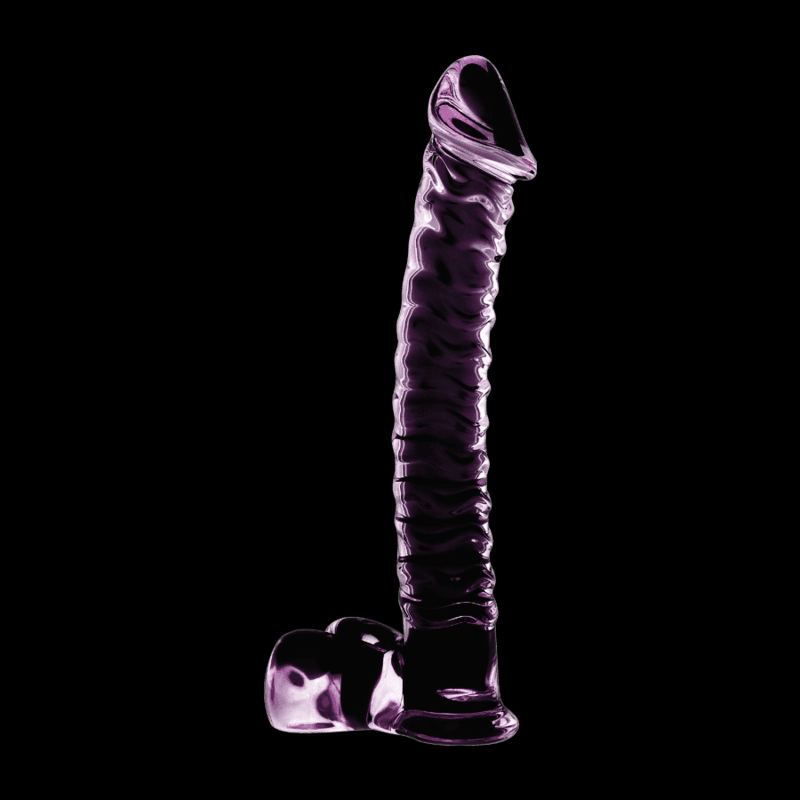 NEBULA SERIES BY IBIZA - MODEL 23 DILDO BOROSILICATE GLASS PINK 21.5 CM -O- 4 CM thumb 7