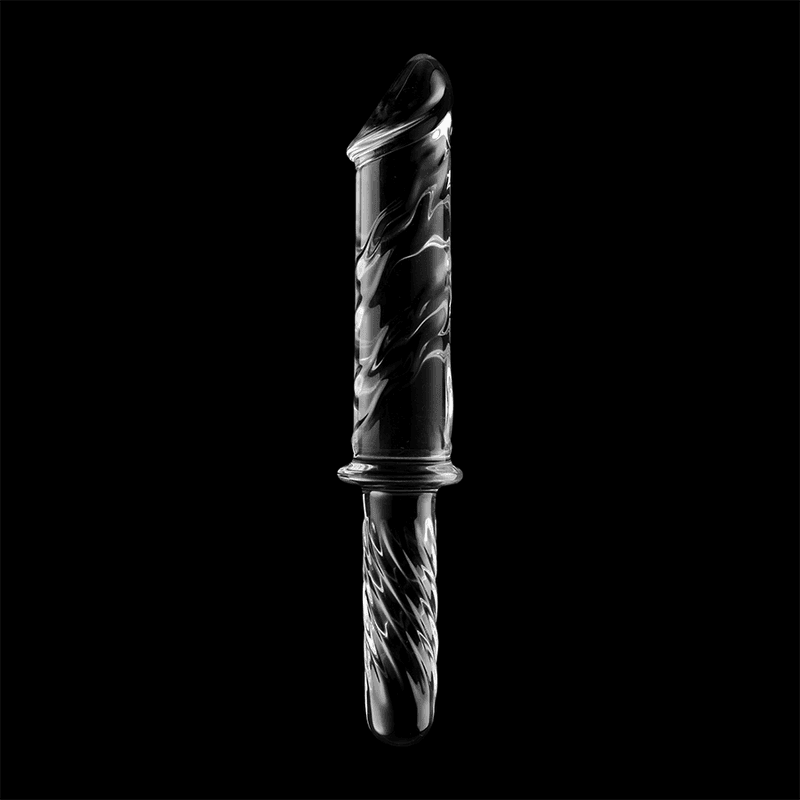 NEBULA SERIES BY IBIZA - MODEL 24 DILDO BOROSILICATE GLASS CLEAR 28.5 CM -O- 5 CM thumb 7