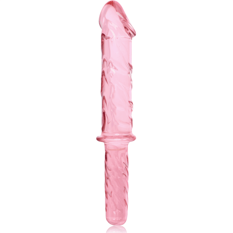 NEBULA SERIES BY IBIZA - MODEL 24 DILDO BOROSILICATE GLASS PINK 28.5 CM -O- 5 CM thumb 5
