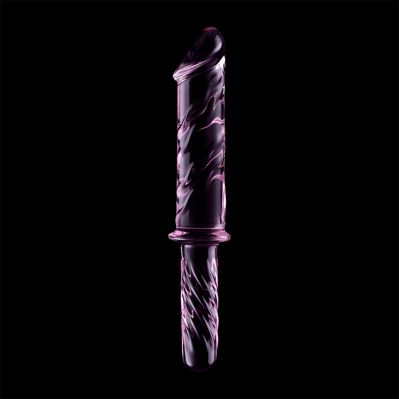 NEBULA SERIES BY IBIZA - MODEL 24 DILDO BOROSILICATE GLASS PINK 28.5 CM -O- 5 CM thumb 7