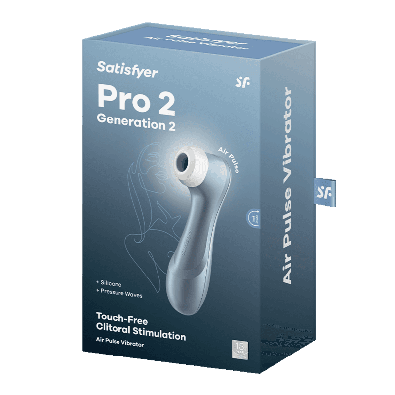 SATISFYER - PRO 2 AIR PULSE STIMULATOR BLUE thumb 4