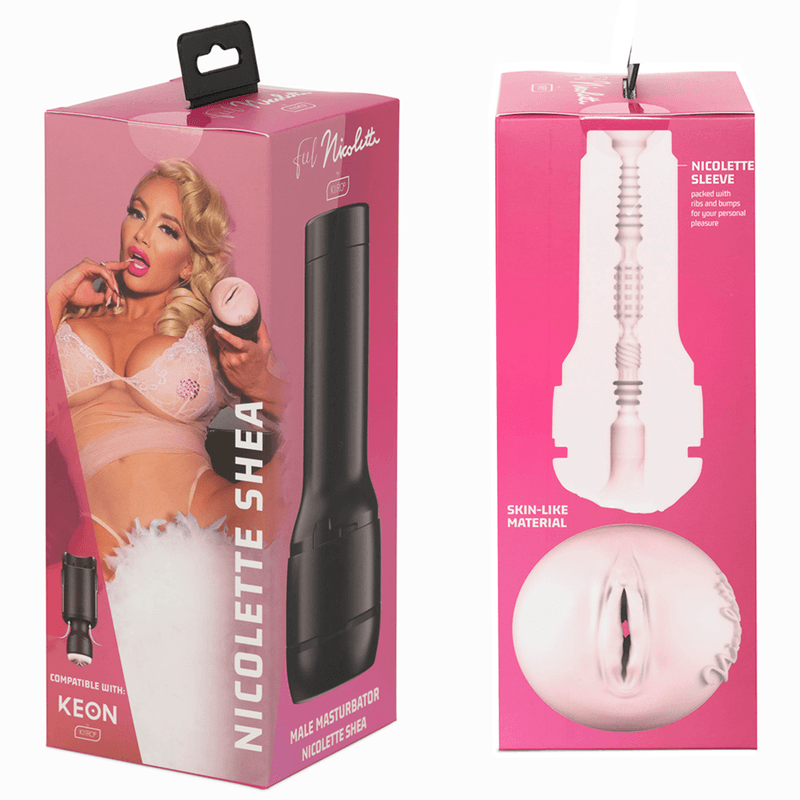 KIIROO - KEON + FEEL NICOLETTE SHEA STROKER + AQUA QUALITY LUBRICANT 50 ML thumb 5