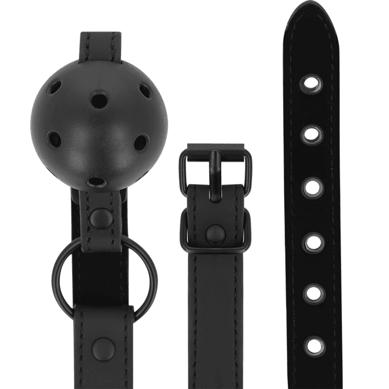 INTENSE - FETISH VEGAN LEATHER BALL GAG thumb 4