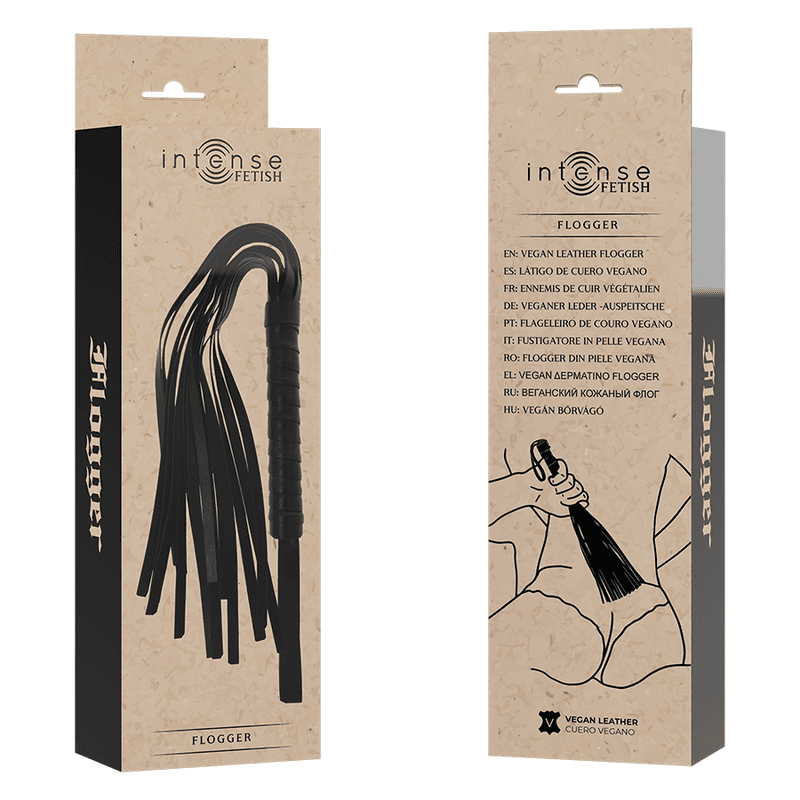 INTENSE - FETISH VEGAN LEATHER FLOGGER thumb 5