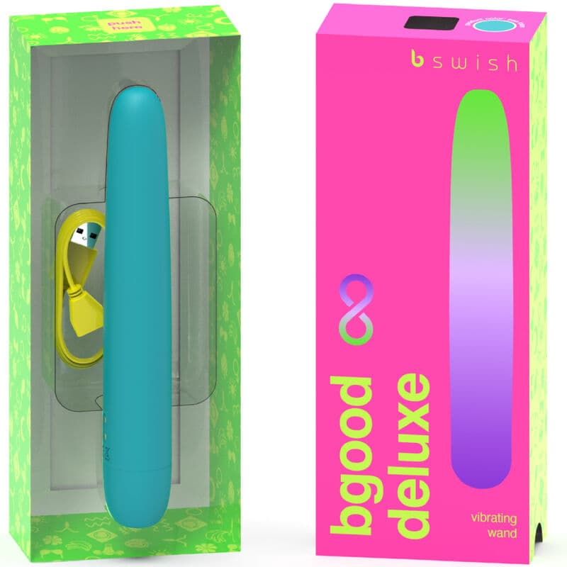 B SWISH - BGOOD INFINITE DELUXE RECHARGEABLE VIBRATOR BLUE SILICONE thumb 2