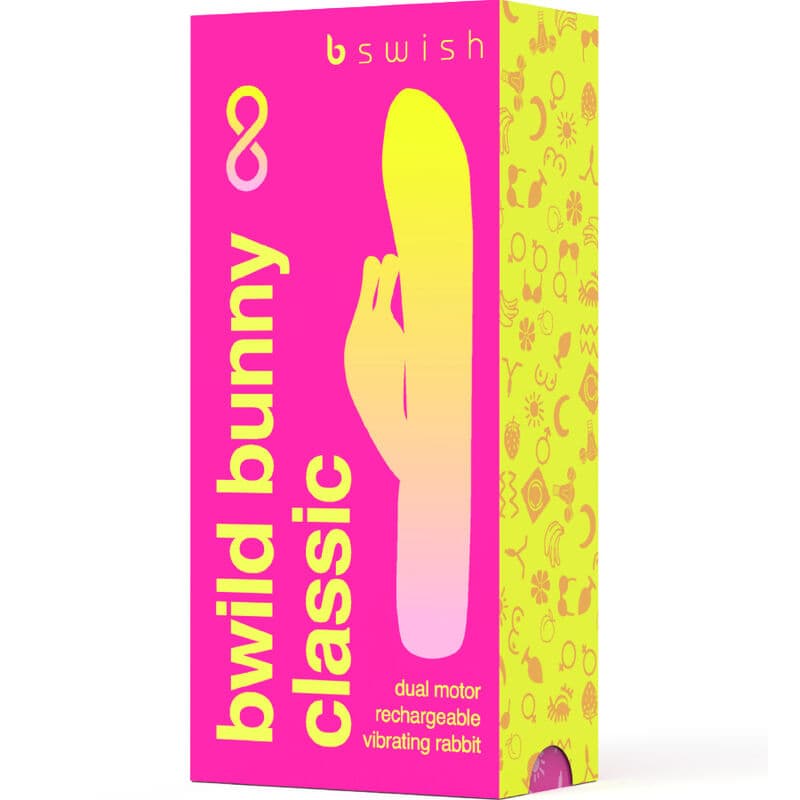 B SWISH - BWILD BUNNY INFINITE CLASSIC RECHARGEABLE VIBRATOR PINK SILICONE thumb 4