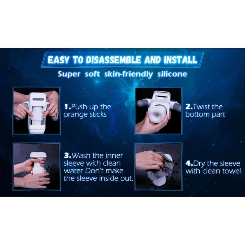 GAME CUP - THRUSTING VIBRATION MASTURBATOR WITH HEATING FUNCTION AND MOBILE SUPPORT - BLACK thumb 9