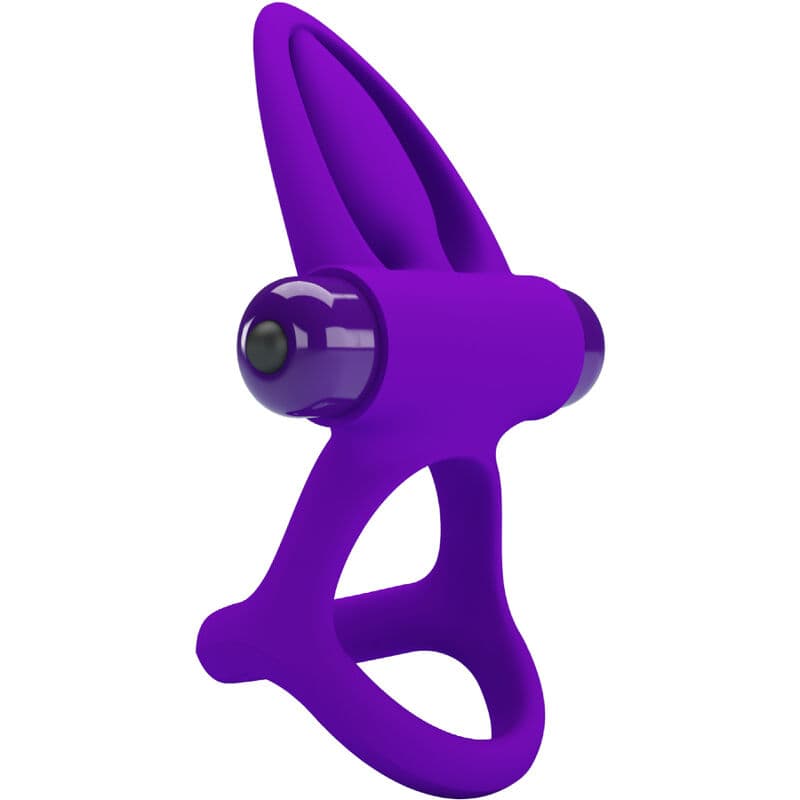PRETTY LOVE - VIBRATOR RING 10 VIBRATIONS VIOLET SILICONE thumb 3