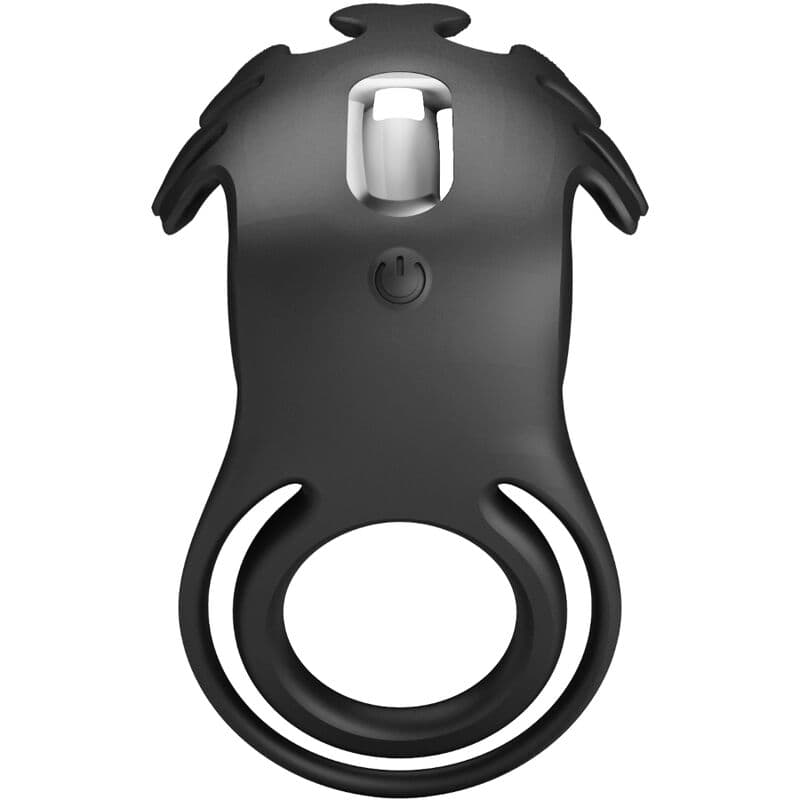 PRETTY LOVE - RUBEN VIBRATOR RING 7 VIBRATIONS BLACK SILICONE thumb 4