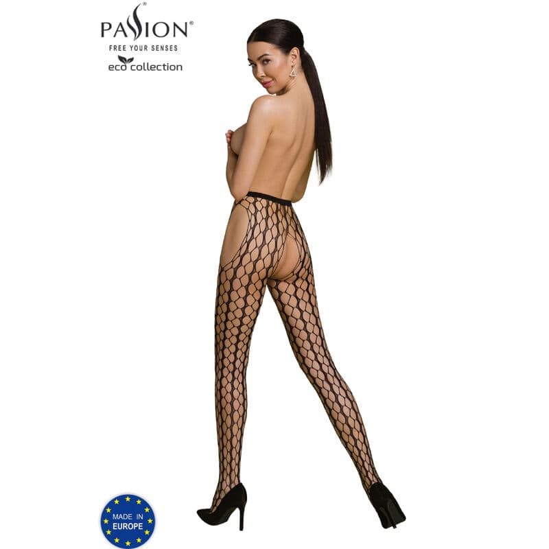 PASSION - ECO COLLECTION BODYSTOCKING ECO S007 BLACK thumb 2