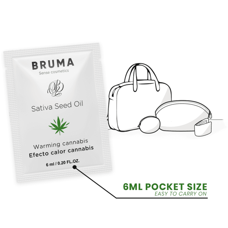BRUMA - SATIVA SEED OIL SLIDING GEL WARMING CANNABIS FLAVOR 6 ML thumb 6