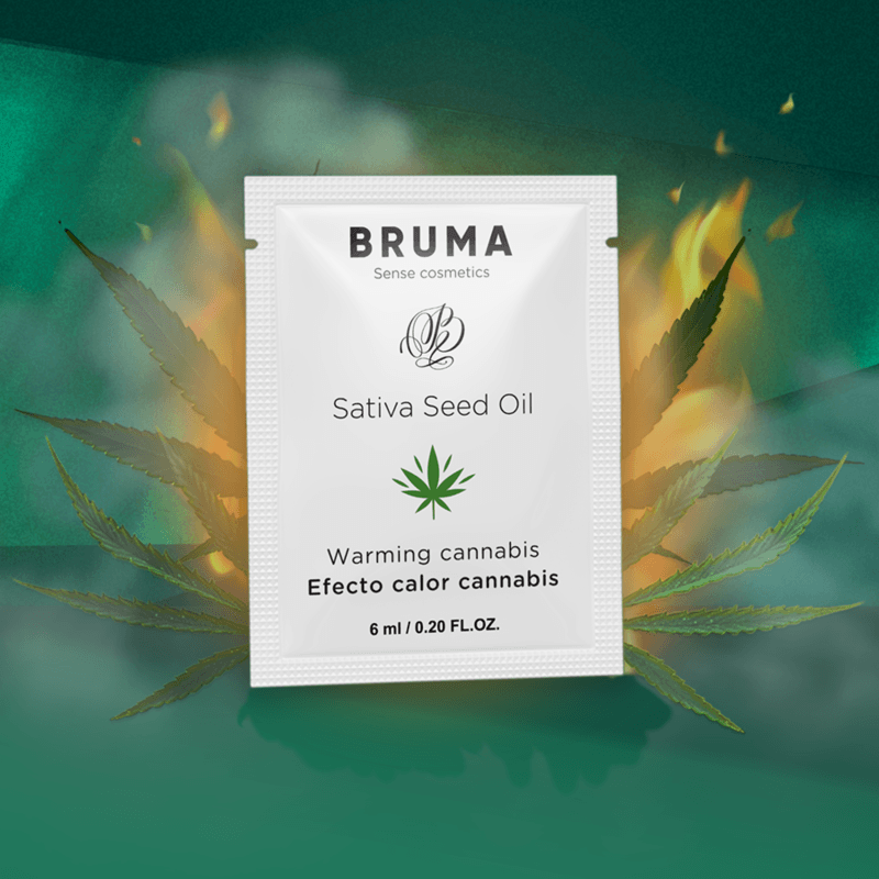 BRUMA - SATIVA SEED OIL SLIDING GEL WARMING CANNABIS FLAVOR 6 ML thumb 3