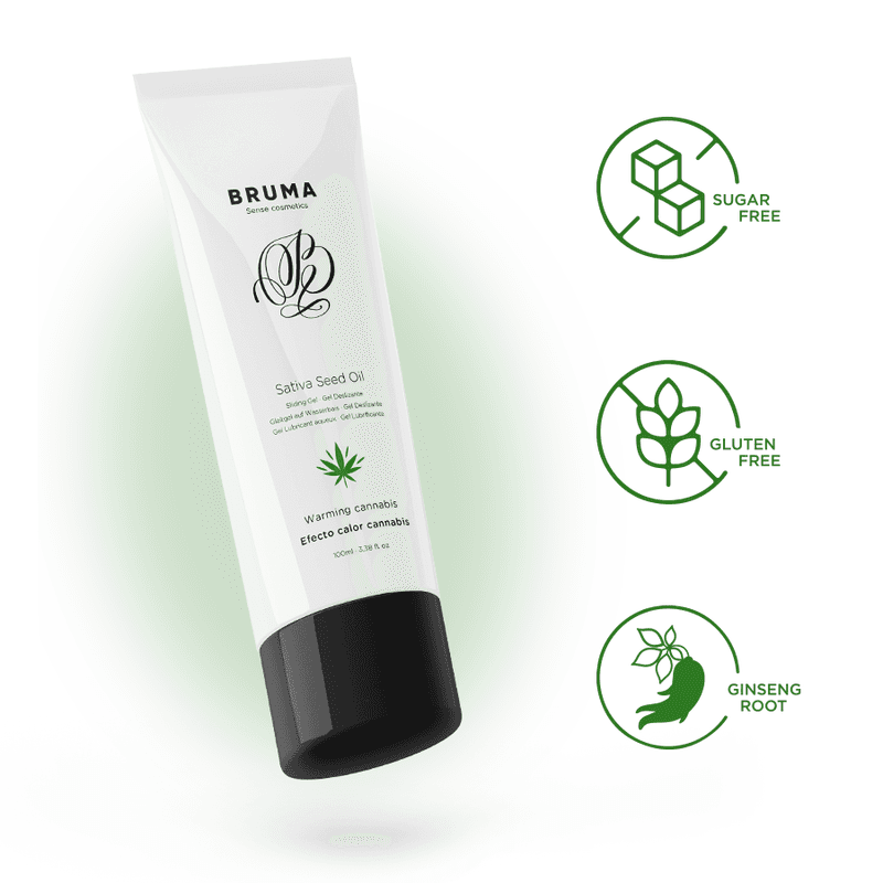 BRUMA - SATIVA SEED OIL SLIDING GEL WARMING CANNABIS FLAVOR 100 ML thumb 4