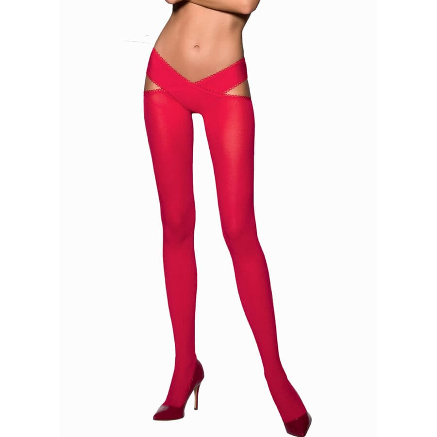 PASSION - TIOPEN 005 RED TIGHTS 3/4 60 DEN thumb 2