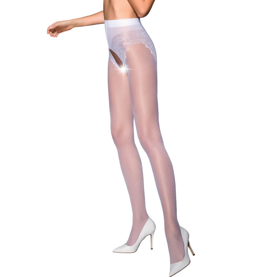PASSION - TIOPEN 006 WHITE TIGHTS 1/2 30 DEN thumb 2