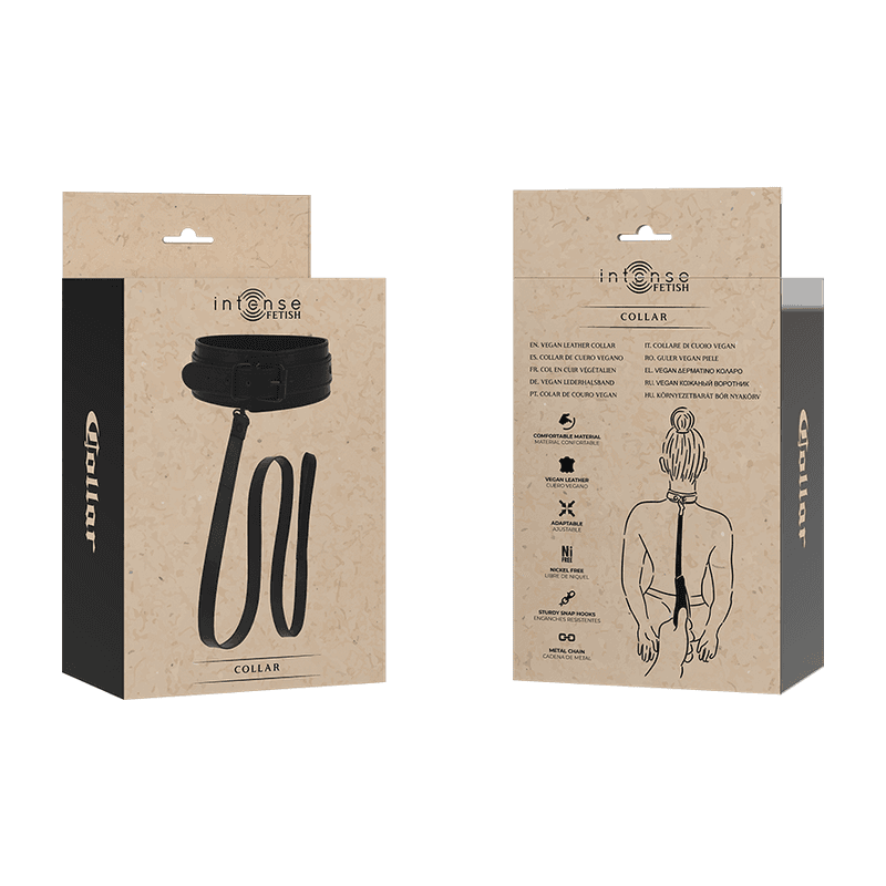 INTENSE - FETISH VEGAN LEATHER COLLAR thumb 7