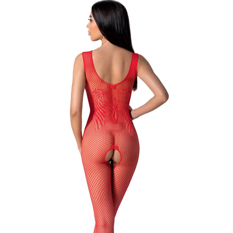PASSION - BS098 RED BODYSTOCKING ONE SIZE thumb 2