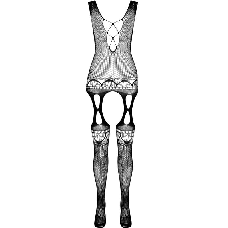 PASSION - BS099 BLACK BODYSTOCKING ONE SIZE thumb 5