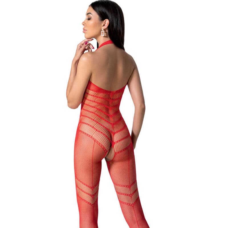 PASSION - BS100 BODYSTOCKING RED ONE SIZE thumb 2