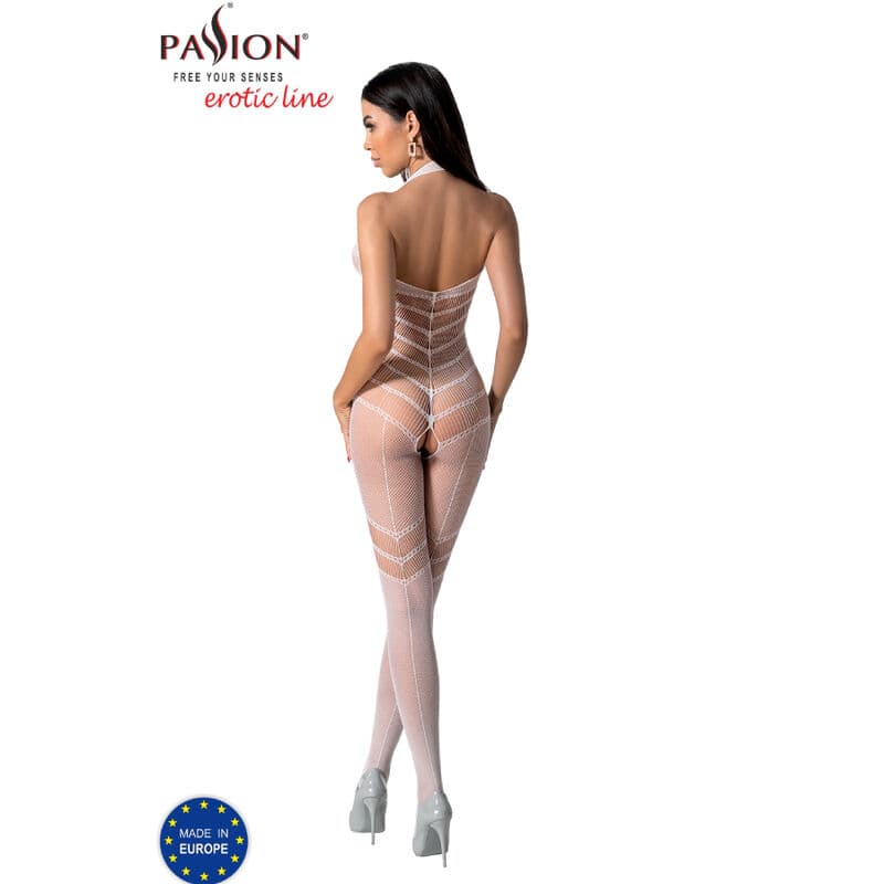 PASSION - BS100 WHITE BODYSTOCKING ONE SIZE thumb 4