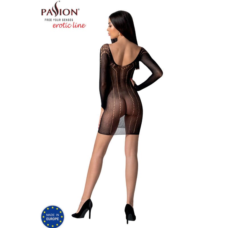 PASSION - BS101 BODYSTOCKING BLACK ONE SIZE thumb 4