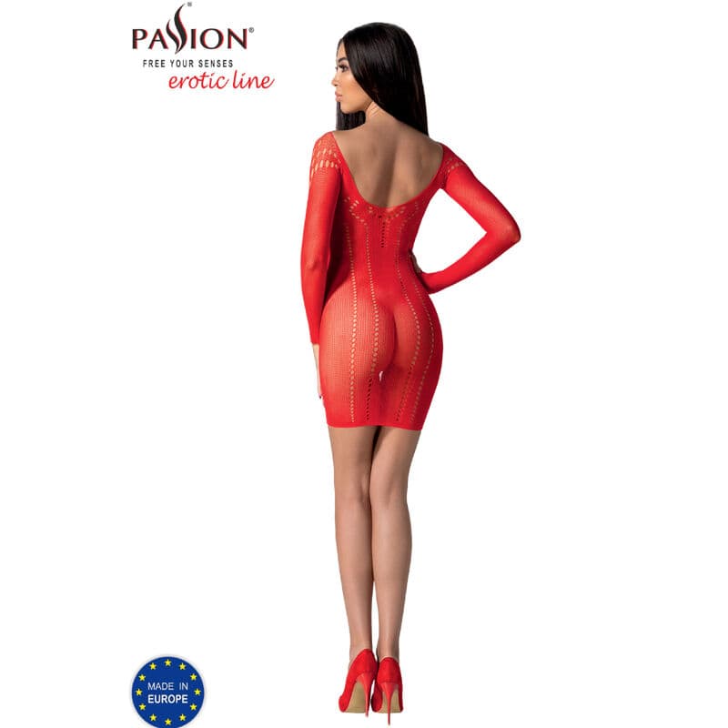 PASSION - BS101 RED BODYSTOCKING ONE SIZE thumb 4