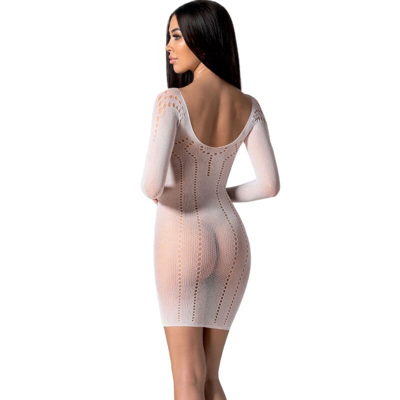 PASSION - BS101 WHITE BODYSTOCKING ONE SIZE thumb 2
