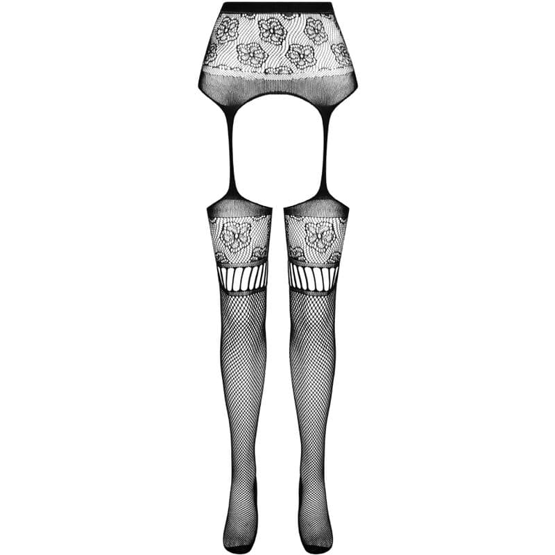 PASSION - S030 TIGHTS WITH BLACK GARTER ONE SIZE thumb 5