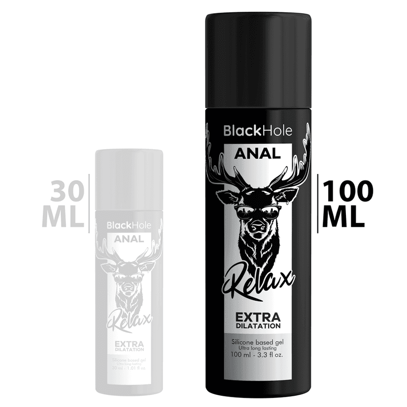 BLACK HOLE - GEL SILICONE BASE ANAL DILATION 100 ML thumb 2