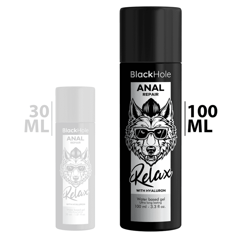 BLACK HOLE - ANAL REPAIR WATER BASED RELAX WITH HYALURON 100 ML thumb 2