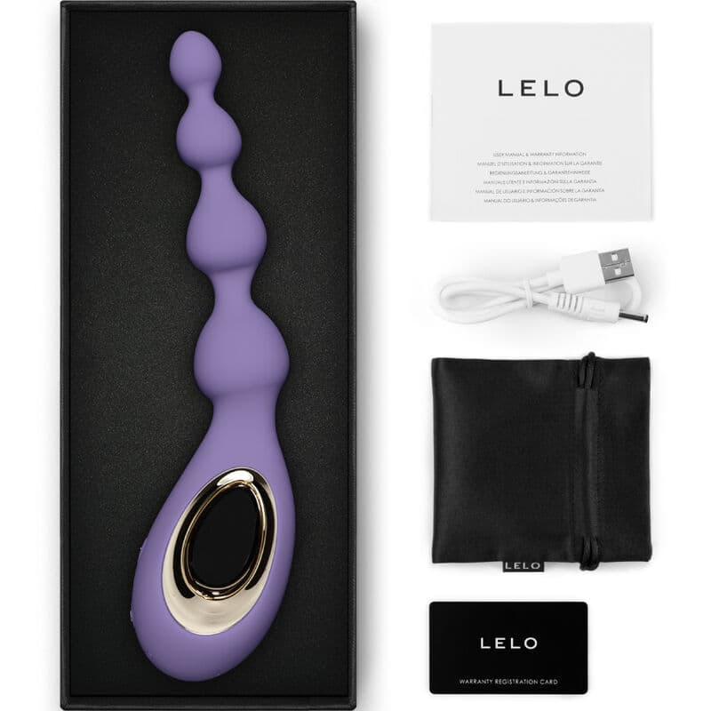 LELO - SORAYA BEADS VIOLET ANAL MASSAGER thumb 3