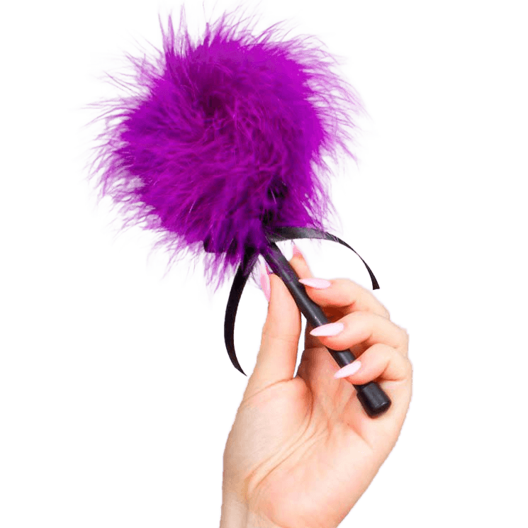 SECRETPLAY - PINK PURPLE MARABOU DUSTER