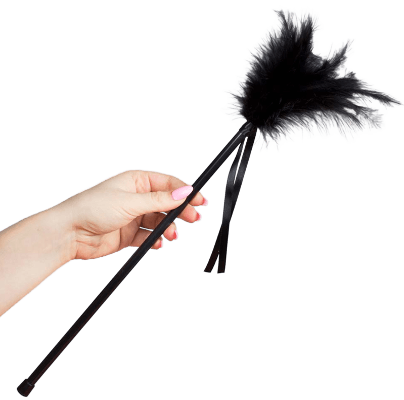 SECRETPLAY - BLACK FEATHERS 40 CM