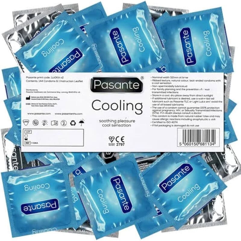 PASANTE - CONDOMS COOLING EFFECT BAG 144 UNITS thumb 3