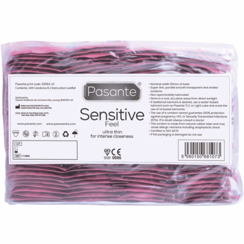 PASANTE - CONDOMS SENSITIVE BAG 144 UNITS thumb 3