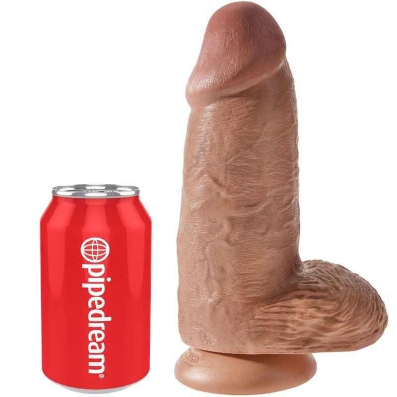 KING COCK - CHUBBY REALISTIC PENIS 23 CM CARAMEL thumb 5