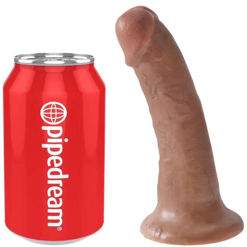 KING COCK - REALISTIC PENIS 15 CM CARAMEL thumb 5