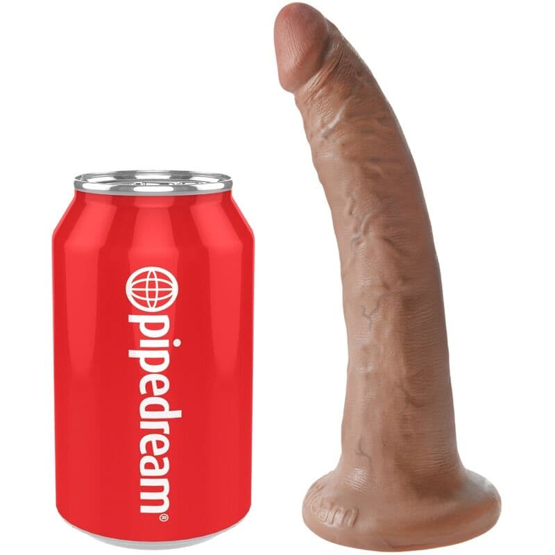 KING COCK - REALISTIC PENIS 17.5 CM CARAMEL thumb 4