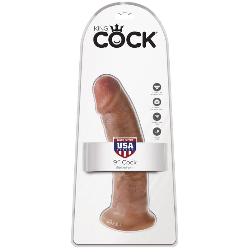 KING COCK - REALISTIC PENIS 21.7 CM CARAMEL thumb 6