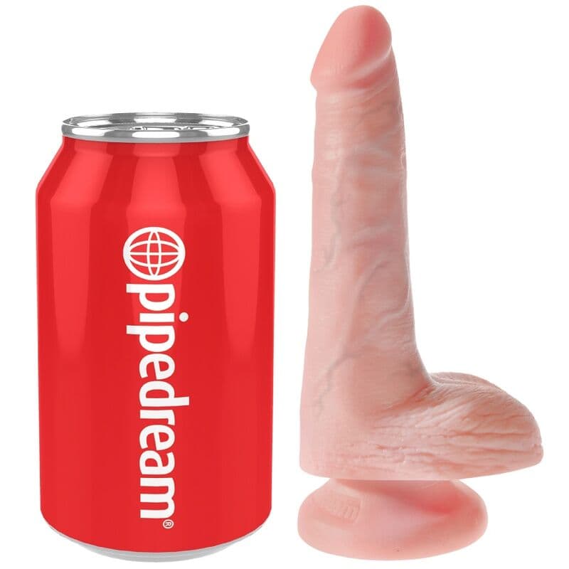KING COCK - REALISTIC PENIS WITH BALLS 13.5 CM LIGHT thumb 5