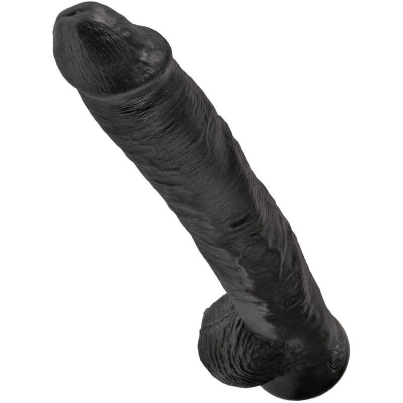 KING COCK - REALISTIC PENIS WITH BALLS 30.5 CM BLACK thumb 3
