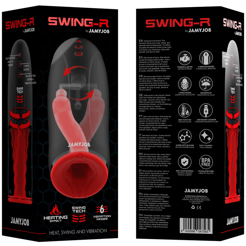 JAMYJOB - SWING-R HEATING EFFECT, SWING TECH AND VIBRATION MASTURBATOR thumb 7