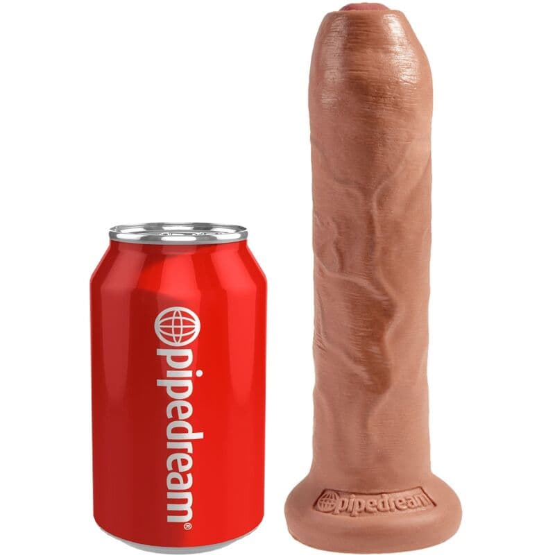 KING COCK - UNCUT REALISTIC PENIS 17.8 CM CARAMEL thumb 2