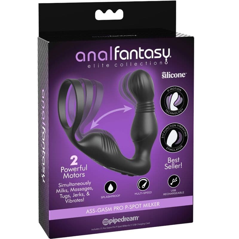 ANAL FANTASY ELITE COLLECTION - VIBRATING & RECHARGEABLE PROSTATE MASSAGER thumb 4